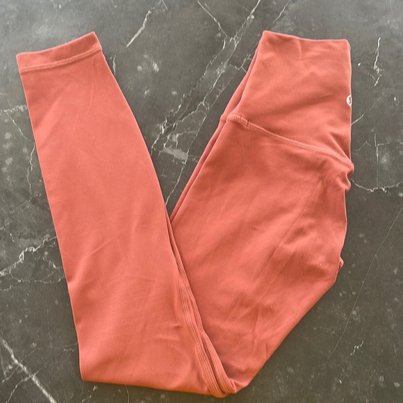Lululemon Rustic Clay Align Pant legging 25” Sz 0 - Picture 2 of 5